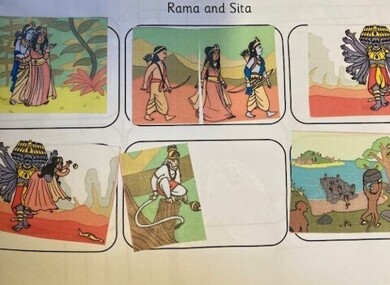Rama and Sita LA