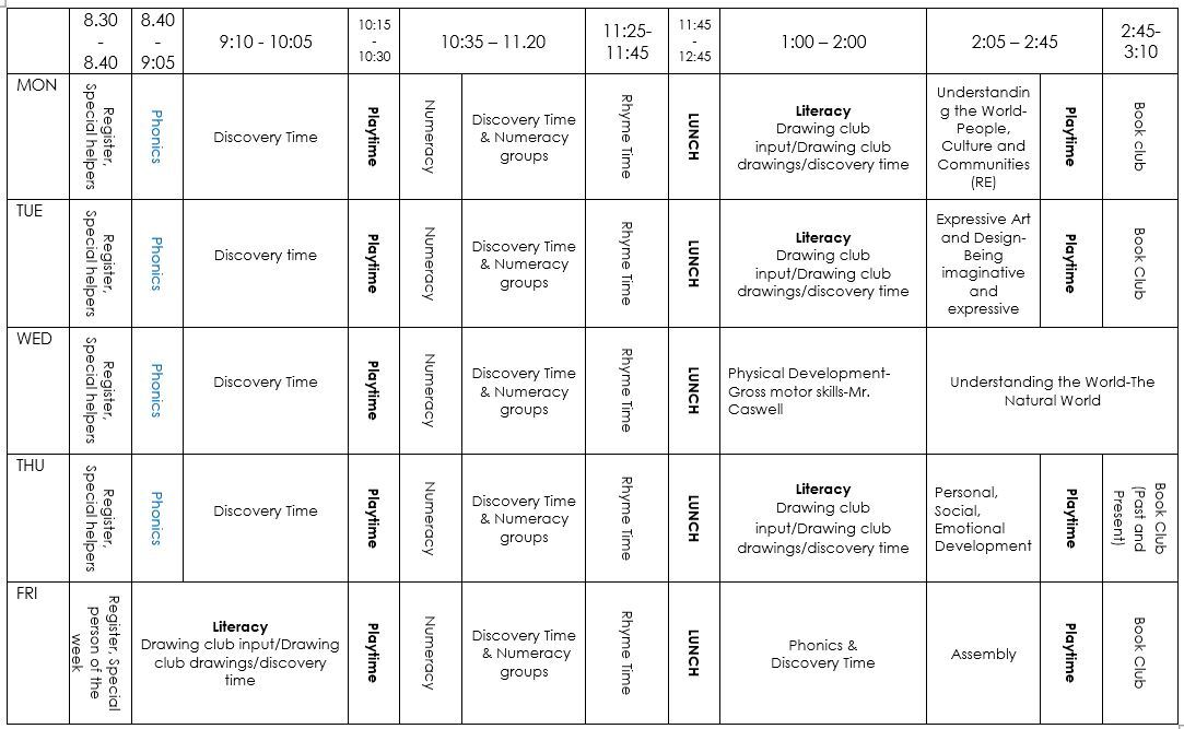 Timetable Rec