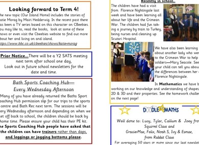 Year Two newsletter 6 19 20 2
